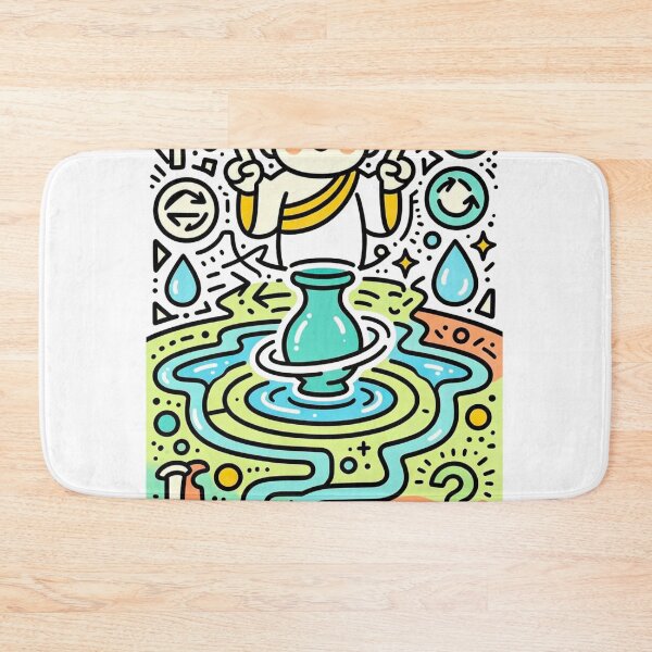 Item preview, Cute Kawaii Buddha Meditation designed and sold by Mystic & Celestial Art.