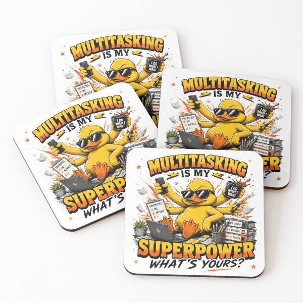 Item preview, Multitasking Is My Superpower Funny Duck Meme | Sarcastic Office Humor designed and sold by Cavalier-org.