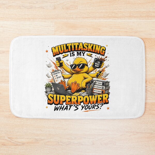 Item preview, Multitasking Is My Superpower Funny Duck Meme | Sarcastic Office Humor designed and sold by Cavalier-org.