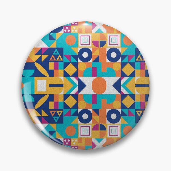 Item preview, Colorful Geometric Symmetrical Pattern designed and sold by behappyandrelax.