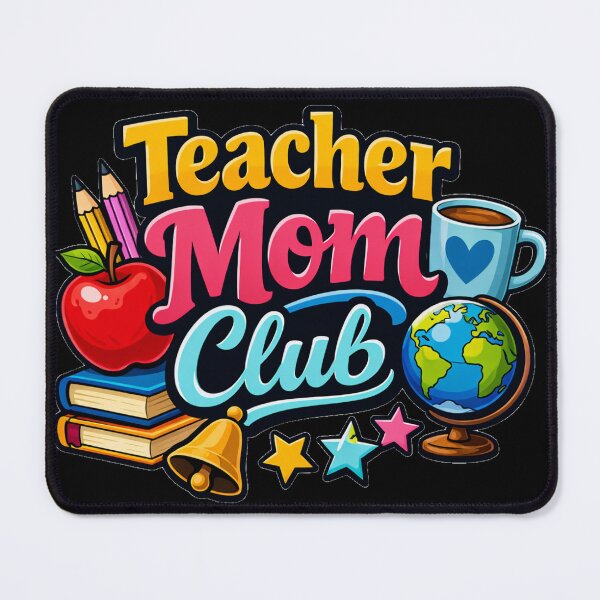Item preview, Retro Teacher Mom Club Back To School designed and sold by DeliaDesignsCo.
