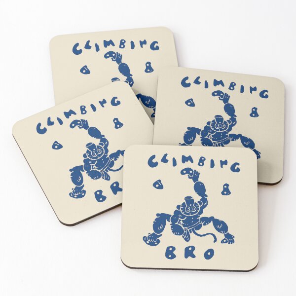 Item preview, Monkey Climbing Bro Hand Drawn Linocut Illustration designed and sold by Childish by Design.
