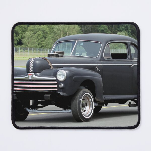 Item preview, 1946 Ford Super Deluxe Coupe Gasser - B/G Class Drag Racer, Straight Axle Hot Rod designed and sold by Peter Kraaibeek | Generative Designs and Car Art.