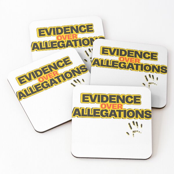 Item preview, Evidence Over Allegations | Justice, Due Process & Legal Rights Design  designed and sold by Teale-Studio.