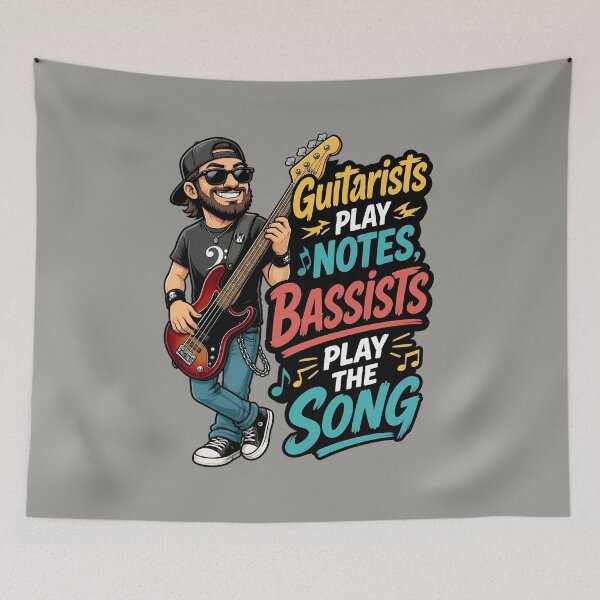 Item preview, Funny Bass Player Design - Bass Player Humor designed and sold by Art-Arcade6.