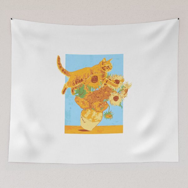 Item preview, Van Gogh's Cat designed and sold by SlayPOPShop.