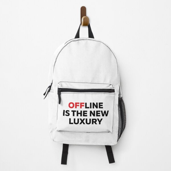 Item preview, Offline Is The New Luxury Typography Quote designed and sold by StikerChuns.