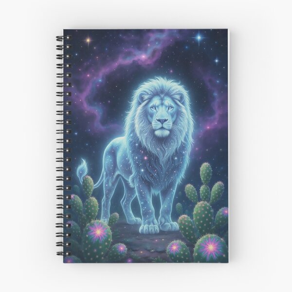 Item preview, Lion Spirit animal surreal art native tribal spiritual art designed and sold by Ruta.