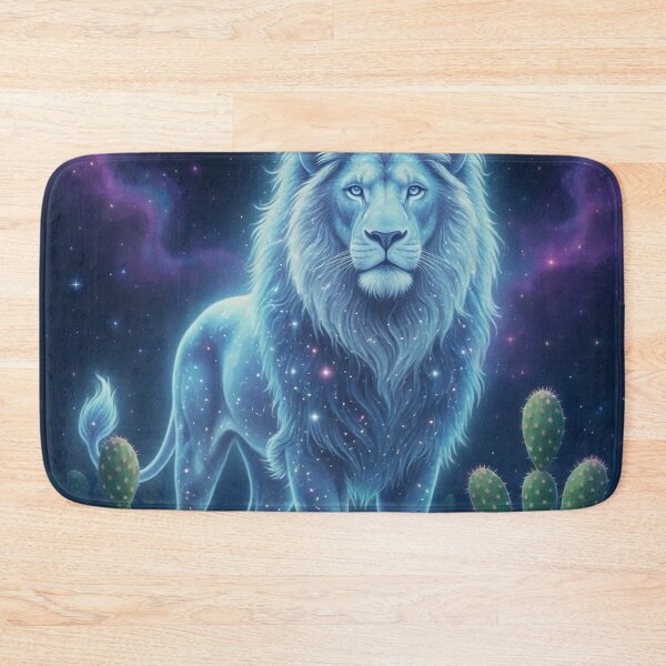 Item preview, Lion Spirit animal surreal art native tribal spiritual art designed and sold by Ruta.
