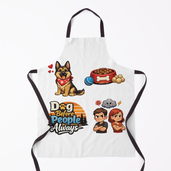 Item preview, Dog Before People – Funny Dog Lover Introvert Tee designed and sold by Lunaraluxy.