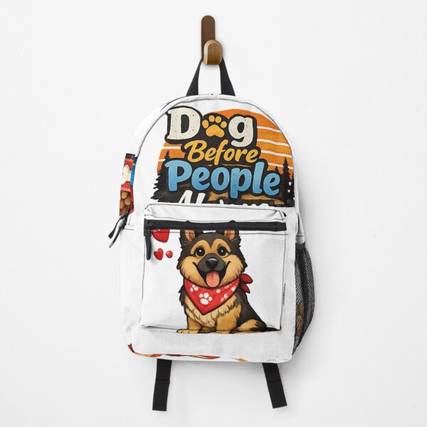 Item preview, Dog Before People – Funny Dog Lover Introvert Tee designed and sold by Lunaraluxy.