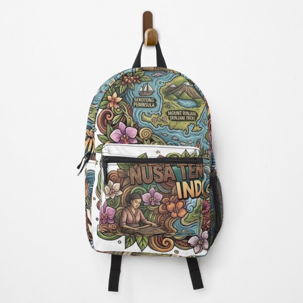 Item preview, Wonderful Nusa Tenggara Barat NTB Indonesia Travel Souvenir Heritage Colorful Cultural Doodle designed and sold by arisukma11.