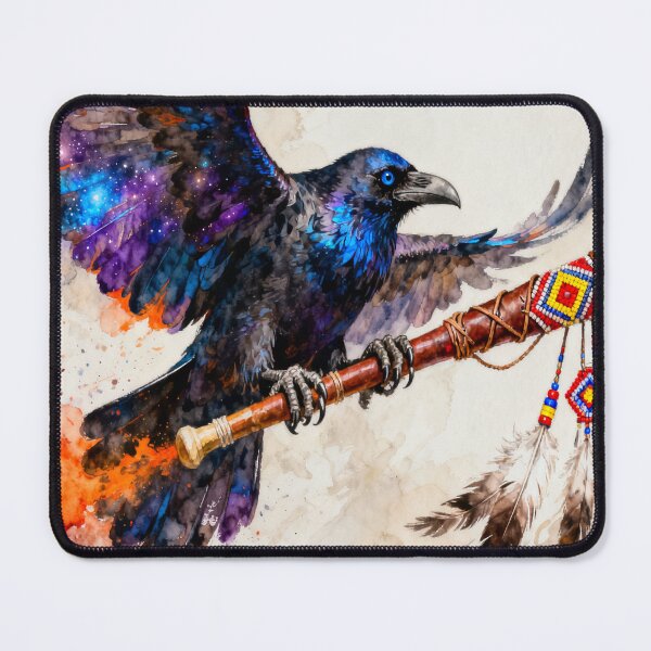 Item preview, Omahkai’stoo, Thunder Pipe Raven designed and sold by DBVisuals.