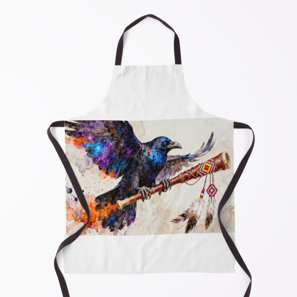 Item preview, Omahkai’stoo, Thunder Pipe Raven designed and sold by DBVisuals.