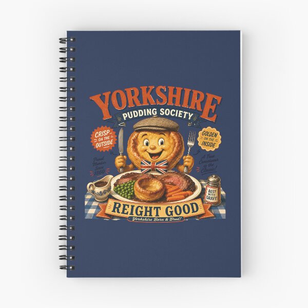Item preview, Yorkshire Pudding Society Reight Good - Vintage Yorkshire Humour Gift Design designed and sold by bumbledown.