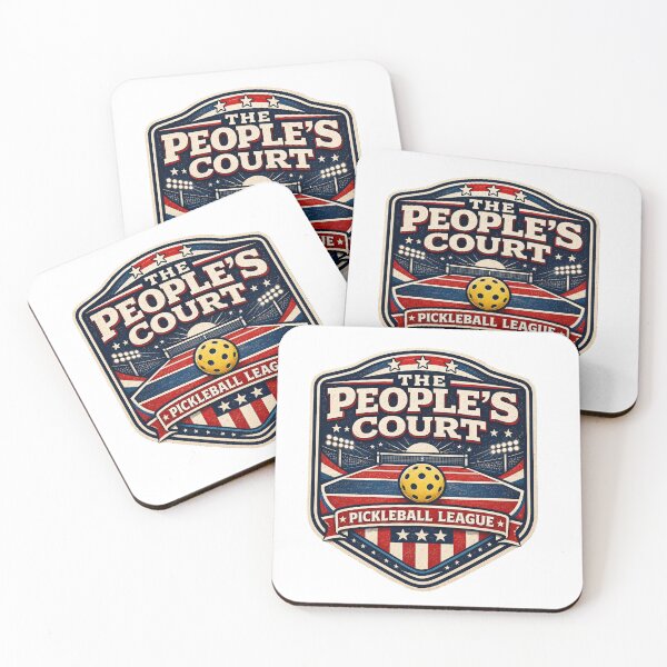 Item preview, The People’s Court Vintage Americana Pickleball League Design designed and sold by Soft Panic Studio.