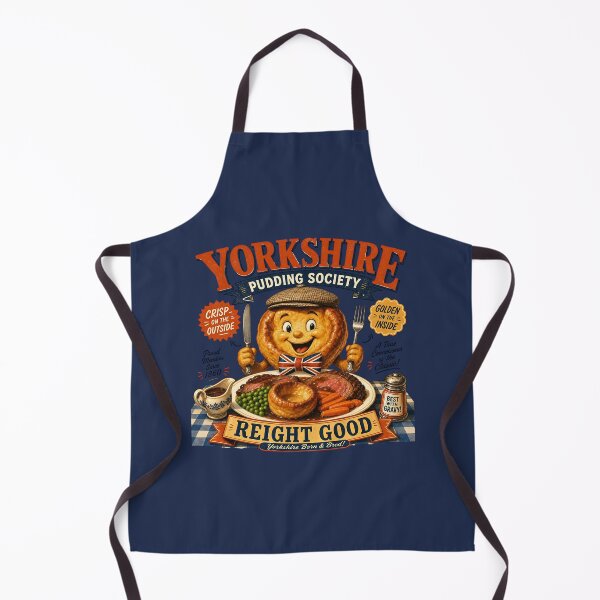 Item preview, Yorkshire Pudding Society Reight Good - Vintage Yorkshire Humour Gift Design designed and sold by bumbledown.