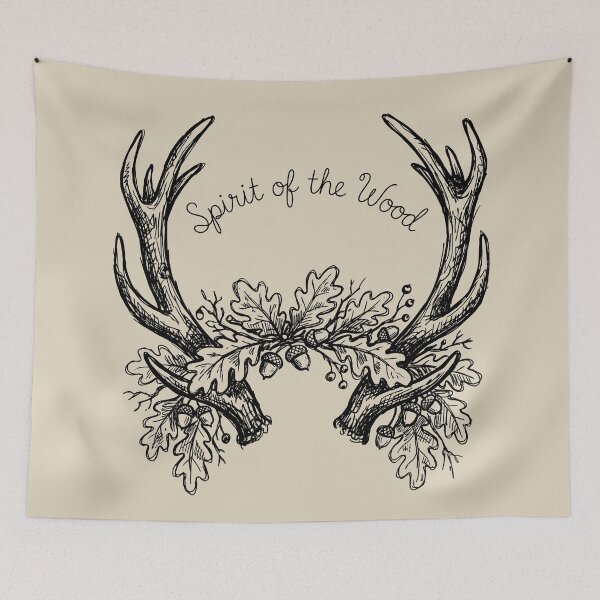Item preview, Crowned Antler - Pagan Art designed and sold by bapupa.