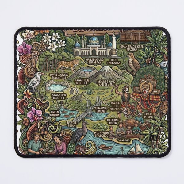 Item preview, Wonderful Jawa Timur Indonesia Travel Souvenir Heritage designed and sold by arisukma11.
