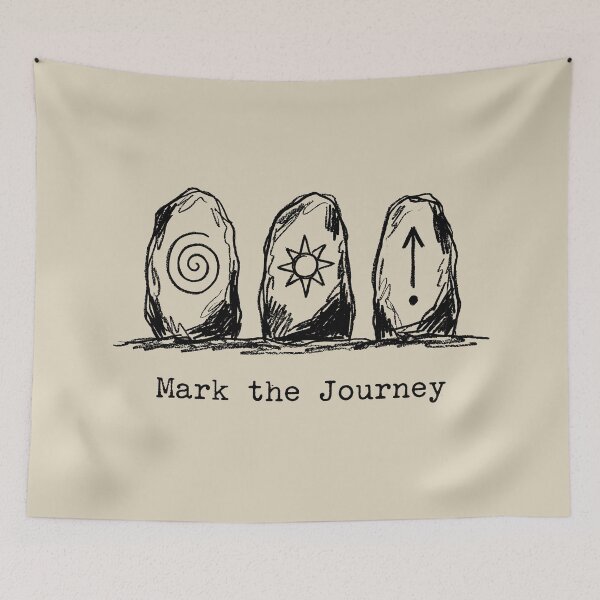 Item preview, Runestone Path - Pagan Art designed and sold by bapupa.