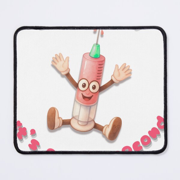 Item preview, Don't Worry, It's Only a Second – Funny Syringe Nurse Design designed and sold by D-Ave Magic Store .