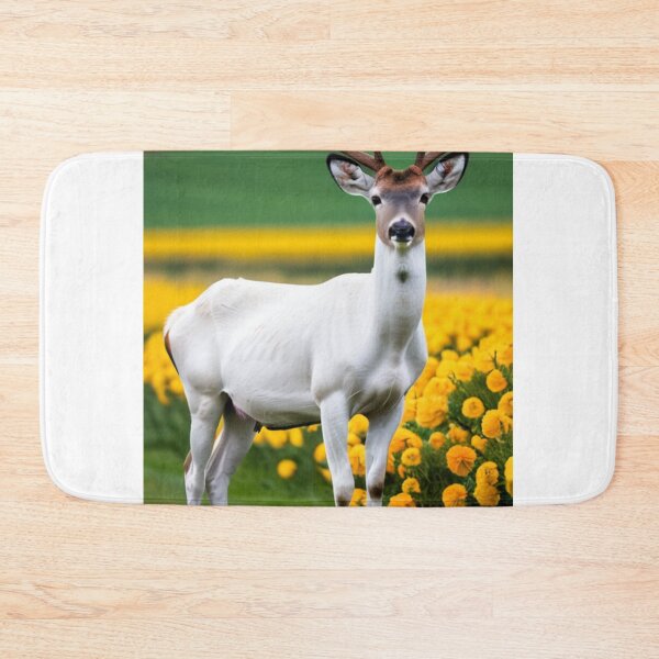 Item preview, Art - The White Stag, Mythological creature and symbol of purity designed and sold by World-Pets.