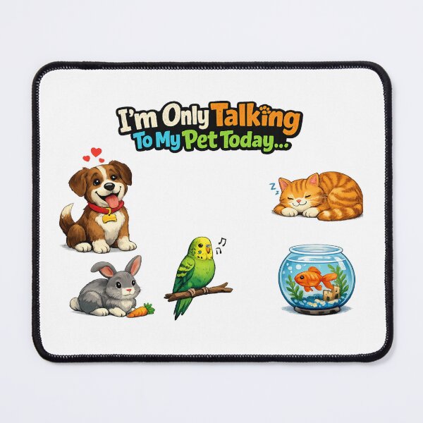 Item preview, I’m Only Talking To My Pet Today – Funny Introvert Pet Lover Tee designed and sold by Lunaraluxy.