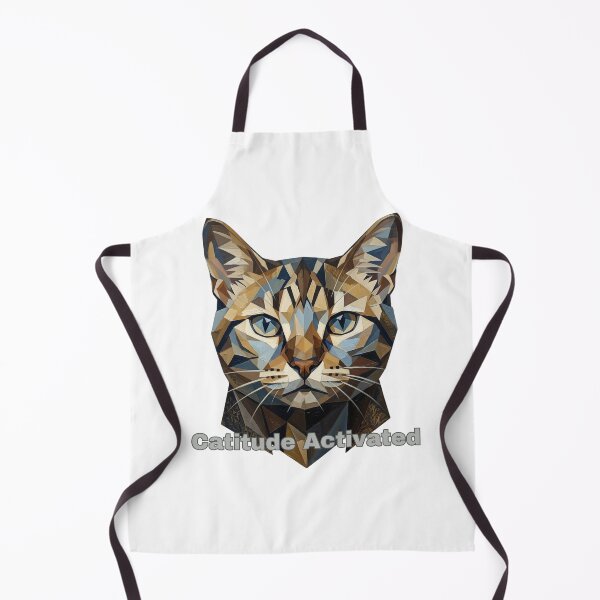 Item preview, Catitude Activated – Cubist Cat designed and sold by RunningWhiskers.