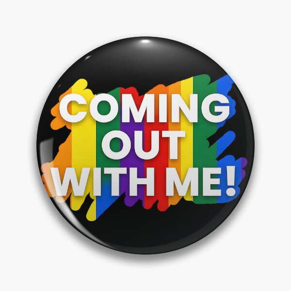 Item preview, Coming Out With Me! Pride Rainbow Graphic designed and sold by ToxicInkArt.