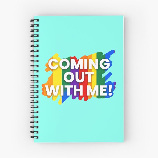 Item preview, Coming Out With Me! Pride Rainbow Graphic designed and sold by ToxicInkArt.