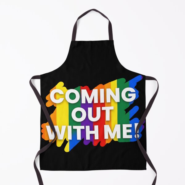 Item preview, Coming Out With Me! Pride Rainbow Graphic designed and sold by ToxicInkArt.