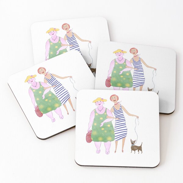 Item preview, Seaside Secrets and Puppy Gossip designed and sold by The Whimsy Nest Art.