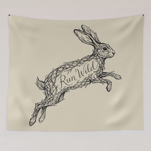 Item preview, Woven Hare - Pagan Art designed and sold by bapupa.