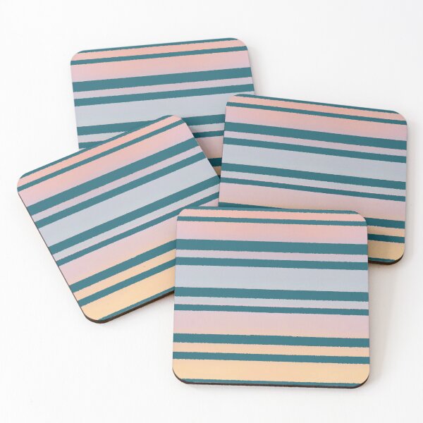Item preview, Pastel Scratch Stripes  designed and sold by JaygiesDesign.