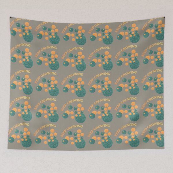 Item preview, Keep Growing Retro Organic Abstract Art designed and sold by PaniKulka.