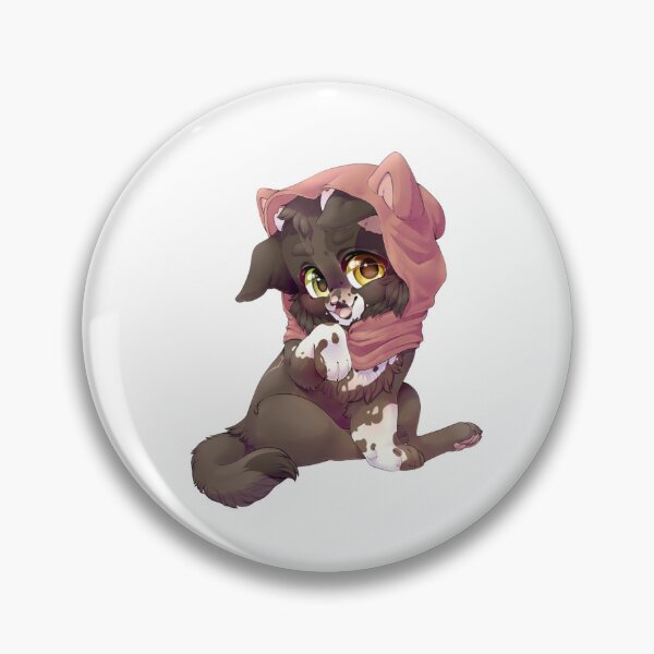 Item preview, A cute chibi puppy wearing a pink hood, smiling playfully designed and sold by VioIneka.