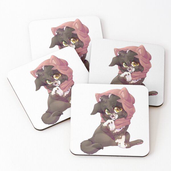Item preview, A cute chibi puppy wearing a pink hood, smiling playfully designed and sold by VioIneka.