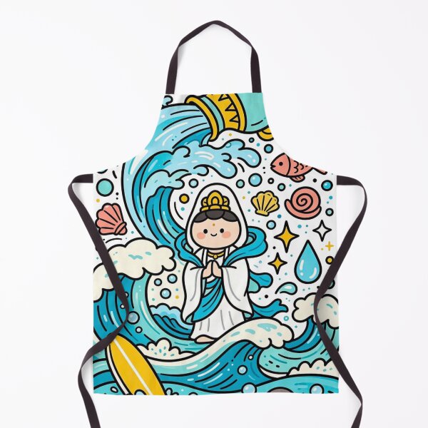 Item preview, Kawaii Guanyin Ocean designed and sold by Mystic & Celestial Art.