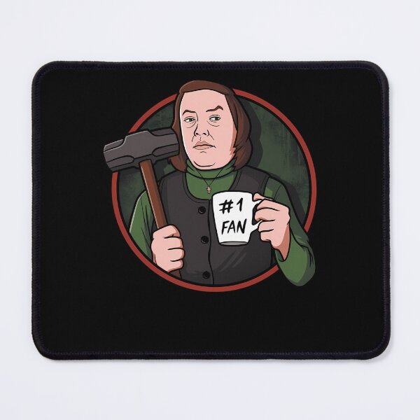 Item preview, Cartoon of Annie Wilkes from Misery with Sledgehammer designed and sold by abdulmannan127.