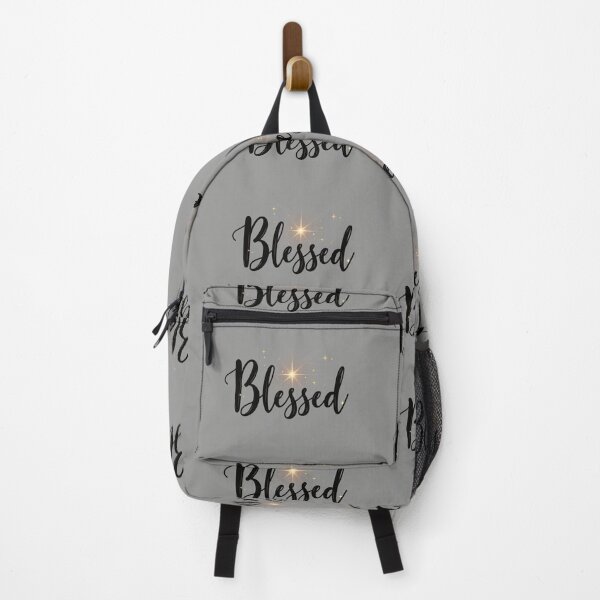 Item preview, Blessed – Elegant Christian Typography with Golden Sparkle Design designed and sold by Alpha-Hood.