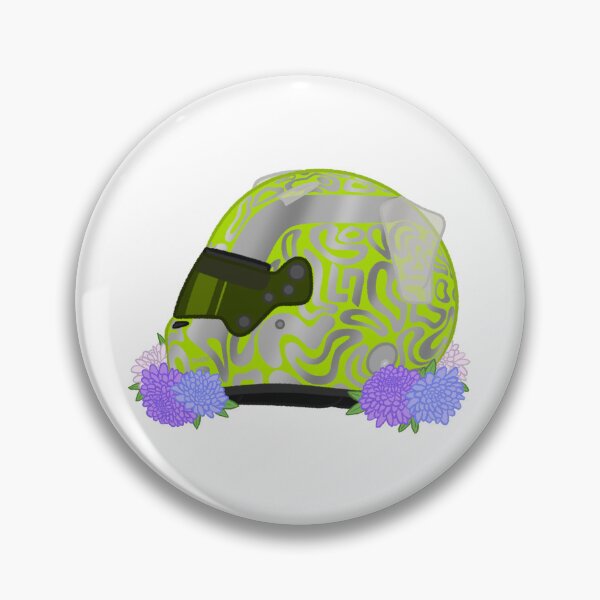 Item preview, Lando Norris 2026 Silverstone Helmet With Flowers  designed and sold by OriDraws.
