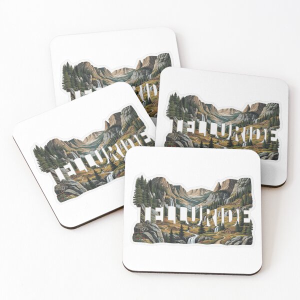 Item preview, Telluride Mountain Hiking Adventure Travel Sticker designed and sold by Imaginarium of Chaos falcon88 .