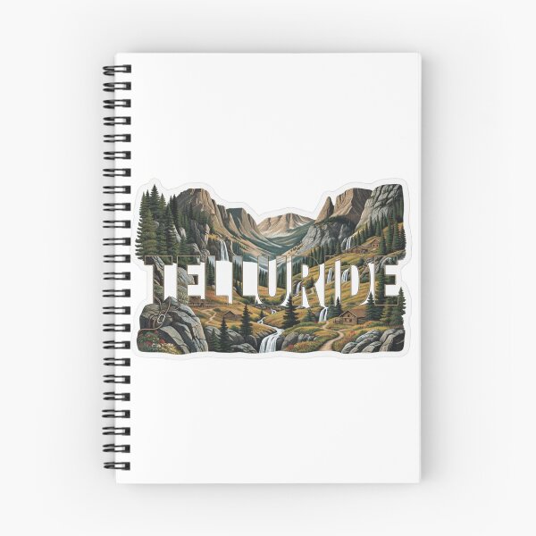 Item preview, Telluride Mountain Hiking Adventure Travel Sticker designed and sold by Imaginarium of Chaos falcon88 .
