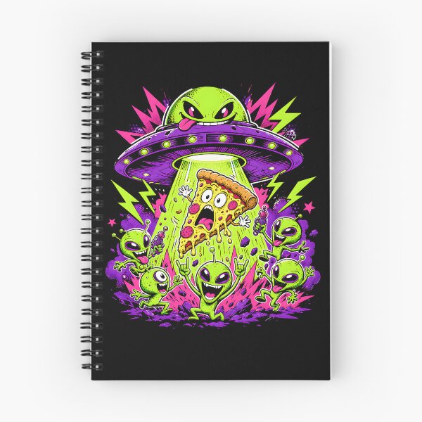 Item preview, Alien Pizza Party Abduction designed and sold by HoshisWorld2018.