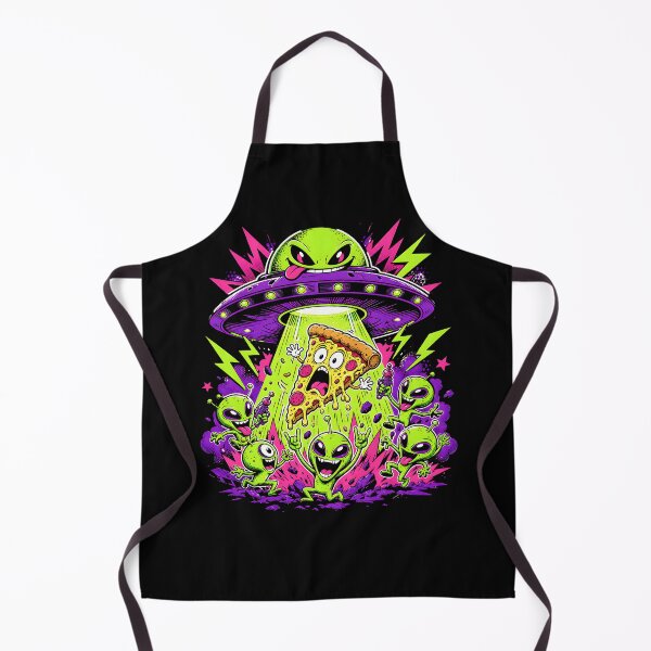 Artikelvorschau, Alien Pizza Party Abduction entworfen und verkauft von HoshisWorld2018.