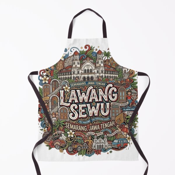 Item preview, Lawang Sewu Semarang Historic Landmark Doodle designed and sold by arisukma11.