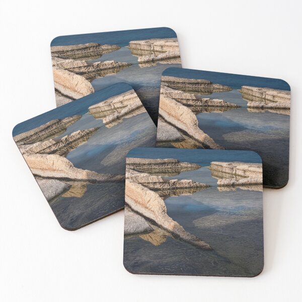 Item preview, Seascape in Malta – Tranquil Coastal Waters and Rocky Shoreline designed and sold by noport.