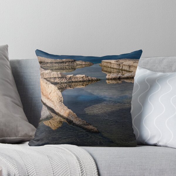 Item preview, Seascape in Malta – Tranquil Coastal Waters and Rocky Shoreline designed and sold by noport.
