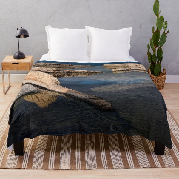 Item preview, Seascape in Malta – Tranquil Coastal Waters and Rocky Shoreline designed and sold by noport.