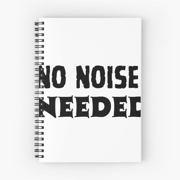 Item preview, No Noise Needed Minimalist Peaceful Deep Thinker Quote Tee designed and sold by FarazDesign110.